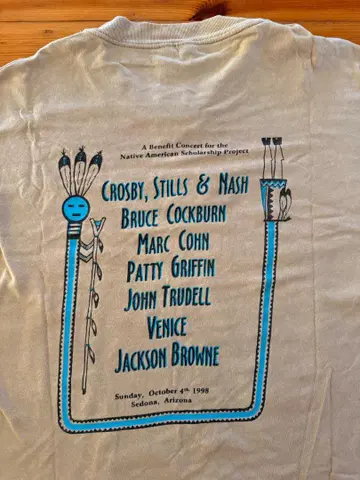 Jackson Browne CSN Cockburn 외 이벤트 티셔츠