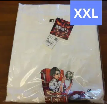 유니클로 티셔츠 진격의 거인 리바이 병장 XXL AttackonTitan