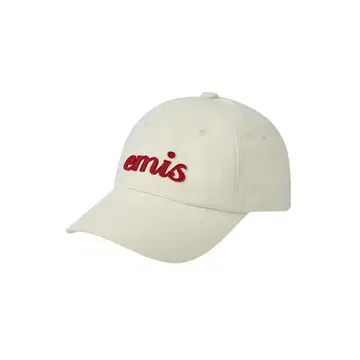 emis 자수 로고 야구 모자 크림