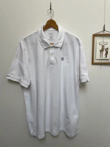 LLBean 반팔 피케 셔츠 빅 사이즈