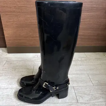 JIMMY CHOO 버클 블랙 장화