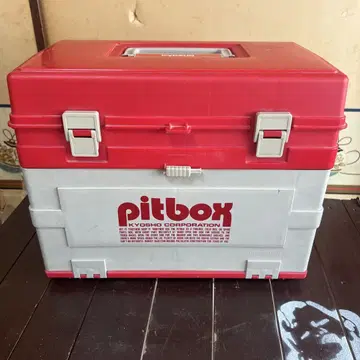 KYOSHO pitbox 빨간색/그레이 수납 박스 내용물 포함