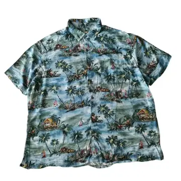 [레이온 소재] Batik Bay 빅 사이즈 알로하 셔츠