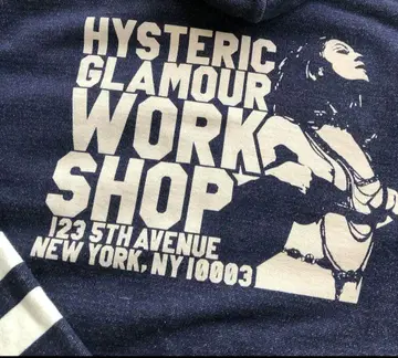 귀중한 M HYSTERIC GLAMOUR 후드 부착 집업 후드티