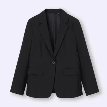 GU 워셔블 테일러드 자켓 M 블랙 블레이저