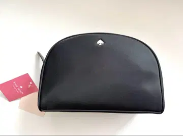 [ 새상품 미사용 보관품 ] Kate Spade 블랙 라운드형 파우치