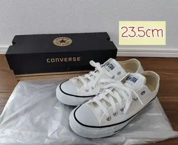 컨버스 스니커즈 23.5cm 화이트 블랙 로우컷 신발