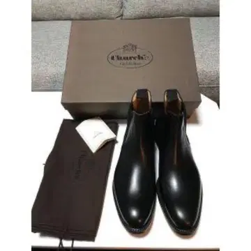 미사용품 Church's BEIJING 사이드 고어 부츠 8G