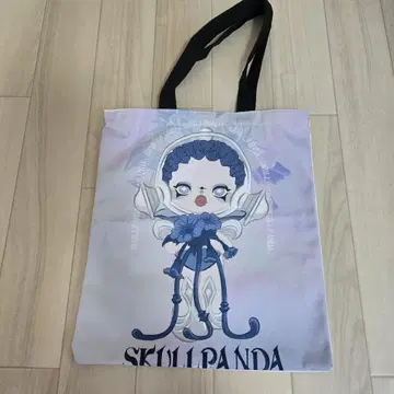 SKULLPANDA 토트백 캠퍼스 원단