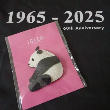 IBIZA 이비자 백 마스코트 옆모습 팬더 참 샵 봉투 포함 (소)