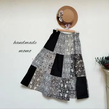 handmade 윌리엄 모리스 패치워크 캉캉 스커트 free