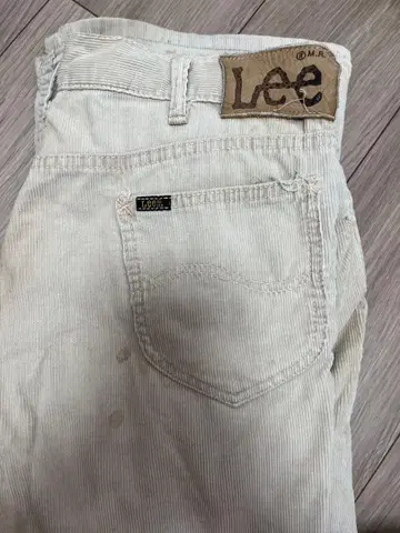 Lee 부츠컷 빈티지 코듀로이 팬츠 바지 베이지