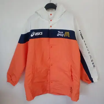 아식스 x 맥도날드 도쿄 마라톤 자켓 프리 사이즈 버튼 여밈