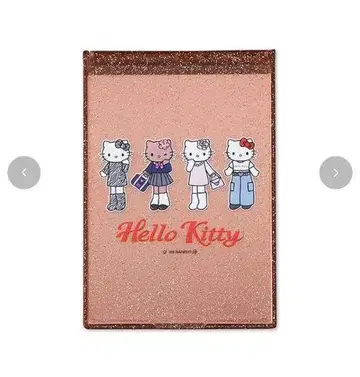 발길이 키티 아베일 접이식 거울 헤이세이 갸루 햇볕에 탄 키티 산리오