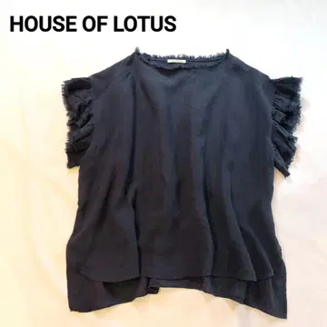 HOUSE OF LOTUS 하우스 오브 로터스 린넨 프릴 블라우스