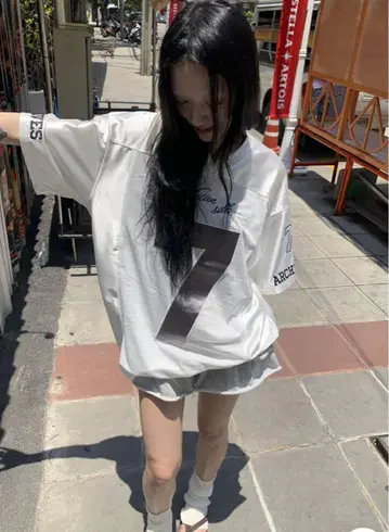 메쉬 풋볼 박스 T셔츠 한국 2000 archives 풍