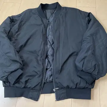 블랙 MA-1 자켓