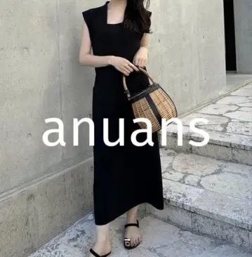 anuans 스트레이트 쟝스카 블랙 M 사이즈