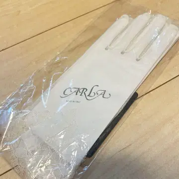 웨딩 장갑 화이트 레이스 CARLA 이탈리아제