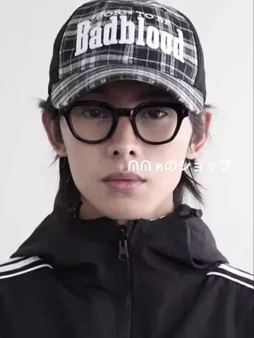 badblood 체크 캡 한국