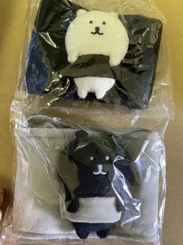 나가노 캐릭터즈 봉제 인형 드링크 홀더 나가노의 곰 & 다크 곰