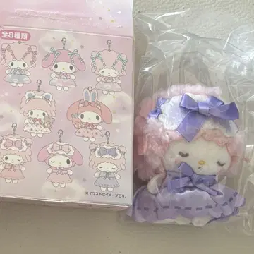 산리오 마이 스위트 피아노 보라색 퍼플 시크릿 퍼펫 마스코트