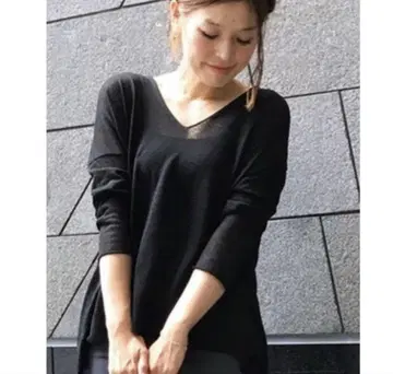새상품급 Deuxieme Classe 린넨 CARIB V넥 풀오버