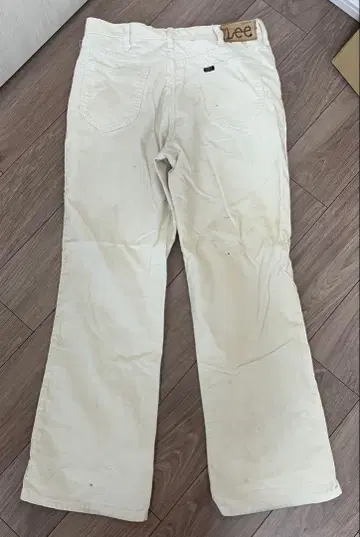 Lee 부츠컷 빈티지 코듀로이 팬츠 바지 아이보리