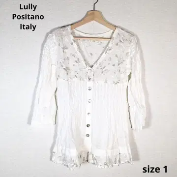 상태 좋음 Lully Positano Italy 튜닉 린넨 이탈리아제