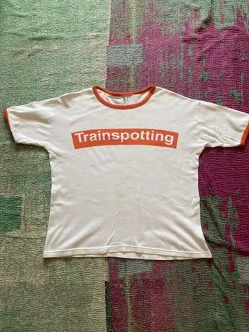 Trainspotting T셔츠 화이트/오렌지