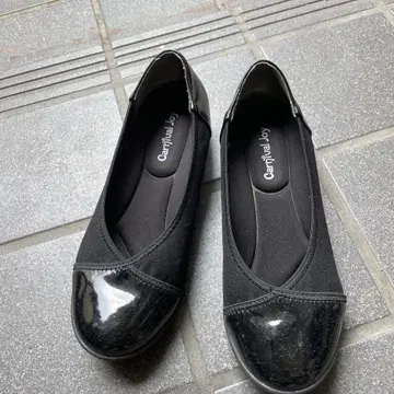 여성용 24.5cm 블랙 펌프스