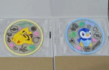 [미개봉] 포켓몬 클리어 러버 코스터 2 피카츄 팽도리 2점