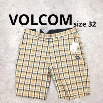 233 VOLCOM 체크 무늬 숏팬츠 32 택 포함