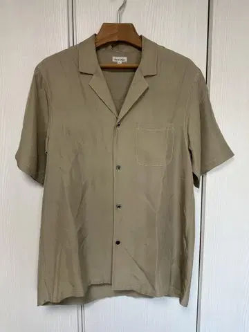 Steven Alan 실크 오픈 카라 셔츠 M