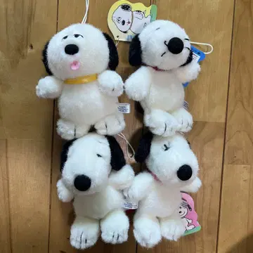 [레어] 스누피 봉제 인형 올라프 벨 스파이크 빈티지