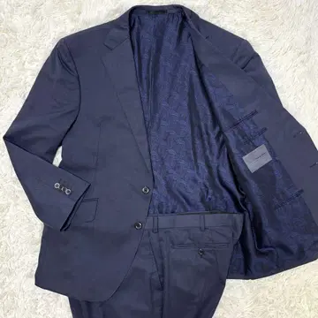[미사용급] 3XL 사이즈 최고급 원단 페이즐리 긴자 글로벌 스타일 수트