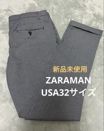 [미사용 새상품] ZARA 남성용 스트레이트 팬츠 USA 32