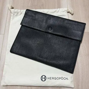 [미품] HERGOPOCH 클러치 백 블랙