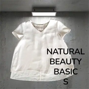 NATURAL BEAUTY BASIC 반팔 블라우스 S