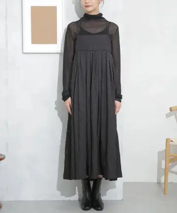 캐치 와셔 트윌 캐미 원피스
