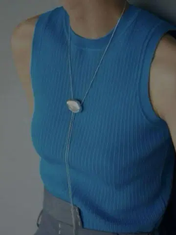 완판템 2WAY STONE LIKE 슬라이드 CHAIN NECKLACE