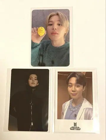 공식 BTS FESTA 2025 지민 트레이딩 카드 3장 세트