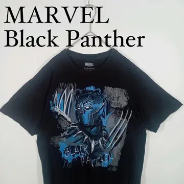 MARVEL 블랙팬서 티셔츠 아메리칸 코믹스 M