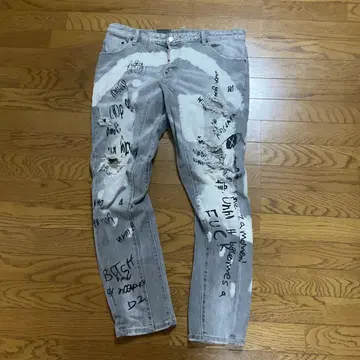 DSQUARED2 그래피티 데님 팬츠 사이즈 54
