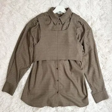 CLANE 클라네 BUSITER SET CHECK SHIRT 세트