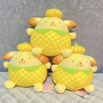 산리오 캐릭터즈 마시마루풍 과일 봉제인형 폼폼푸딩