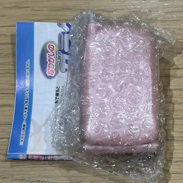 미니어처 진짜 녹음 재생! 그리운 폴더폰 마스코트 핑크 가챠
