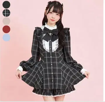 시크릿허니 액세서리 리본 레이스 프릴 셋업