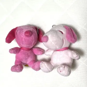 [10일까지 판매] 스누피 2마리 세트 PINK