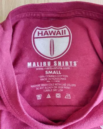MALIBU SHIRTS 마리부 셔츠 티셔츠 S 사이즈